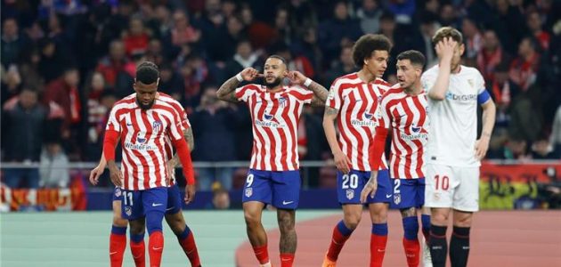 ديباي يقود أتلتيكو مدريد لاكتساح إشبيلية بسداسية في الدوري الإسباني