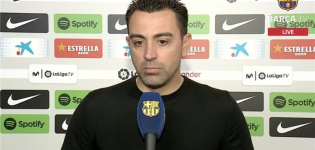 تشافي يرفض تلقي التهنئة بشأن لقب الليجا.. ويعترف: هدف أسينسيو كان حاسمًا لنا